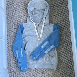 Hoodie Jean jacket